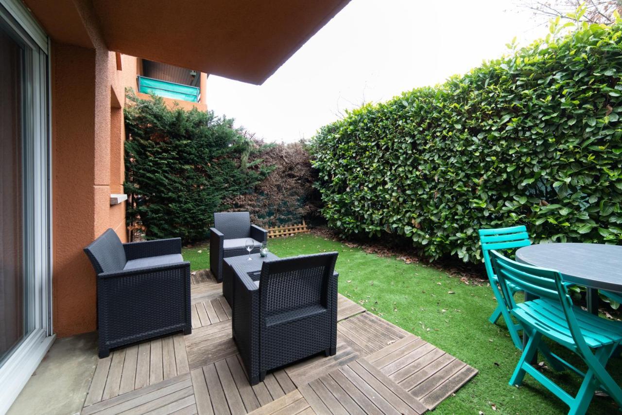 My Cozy Flat Blagnac - T2 - Free Parking - Terrasse - Jardin Daire Dış mekan fotoğraf